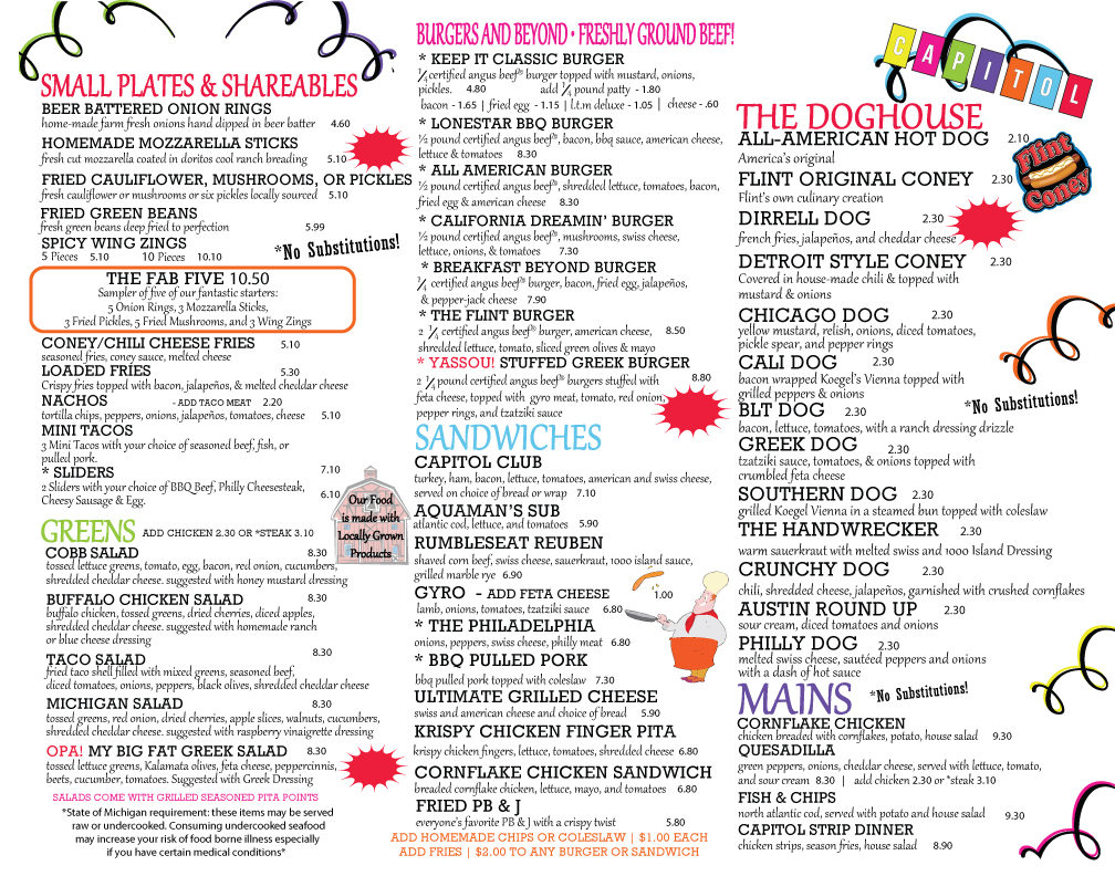 Menu Front