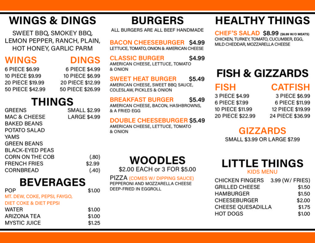 Menu 8.5x11 20202